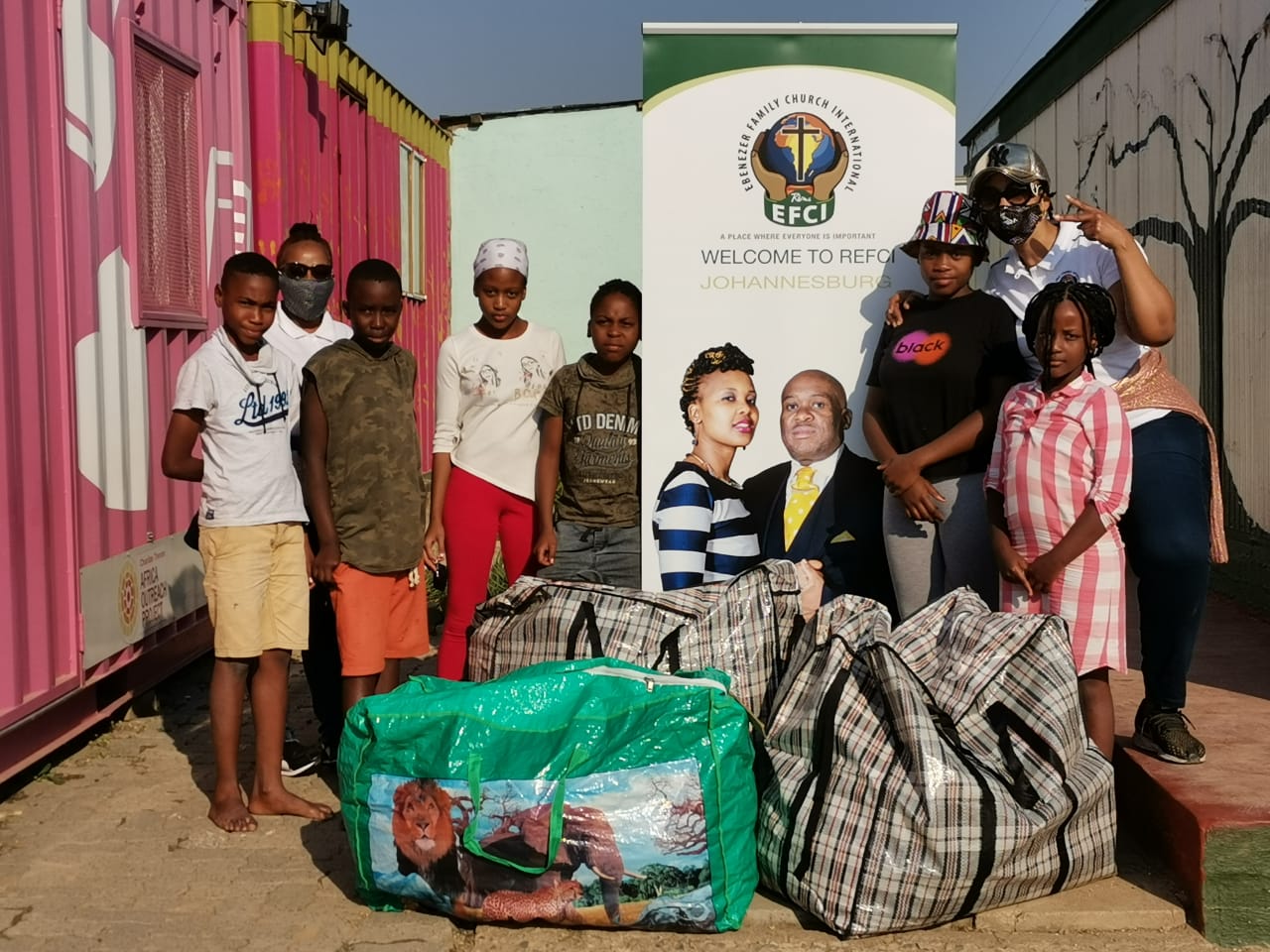 Food parcels initiative during Civid 19